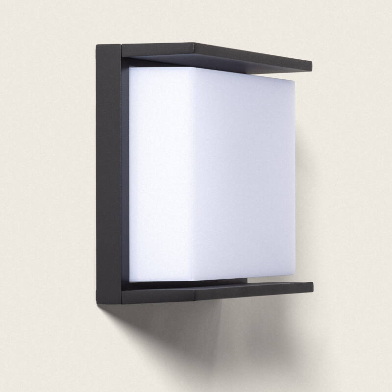 Imagen de Aplique de Pared Exterior LED 18W Aluminio Iluminación Cuadrado Negro Rimen IP65