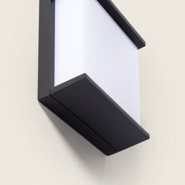 Imagen de Aplique de Pared Exterior LED 18W Aluminio Iluminación Cuadrado Negro Rimen IP65