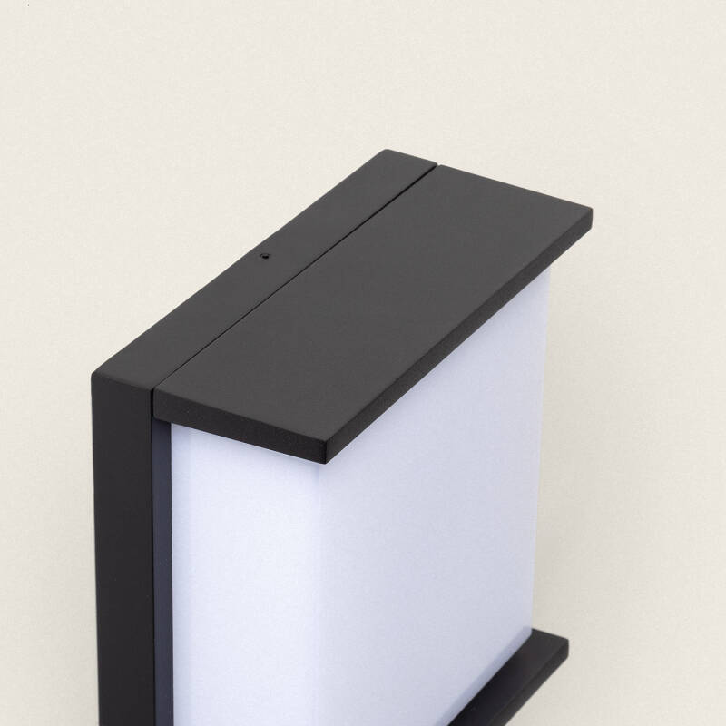 Imagen de Aplique de Pared Exterior LED 18W Aluminio Iluminación Cuadrado Negro Rimen IP65