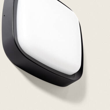 Imagen de Aplique de Pared Exterior LED 12W Iluminación Cuadrado Negro Beilen Imagen de Aplique de Pared Exterior LED 12W Iluminación Cuadrado Negro Beilen