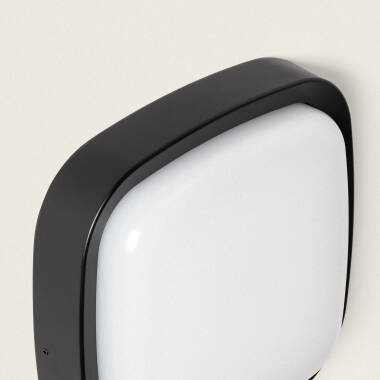 Imagen de Aplique de Pared Exterior LED 12W Iluminación Cuadrado Negro Beilen Imagen de Aplique de Pared Exterior LED 12W Iluminación Cuadrado Negro Beilen