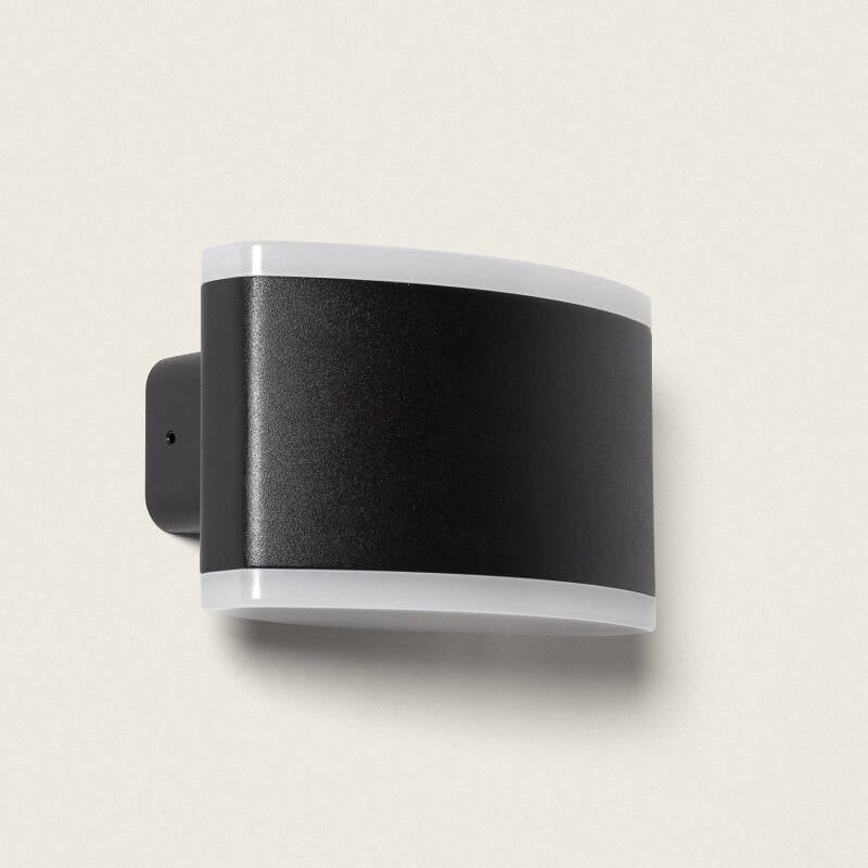 Imagen de Aplique de Pared Exterior LED 15W Iluminación Rectangular Aluminio Negro Bertol