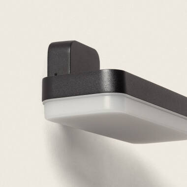 Imagem de Aplique de Parede Exterior LED 10W Iluminação Retangular Preto Mirto