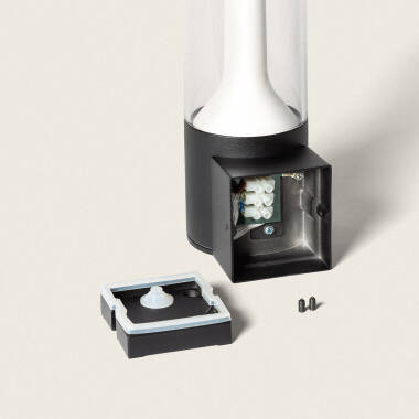 Imagem de Aplique de Parede Exterior LED 8W Iluminação Preto Cergo 
