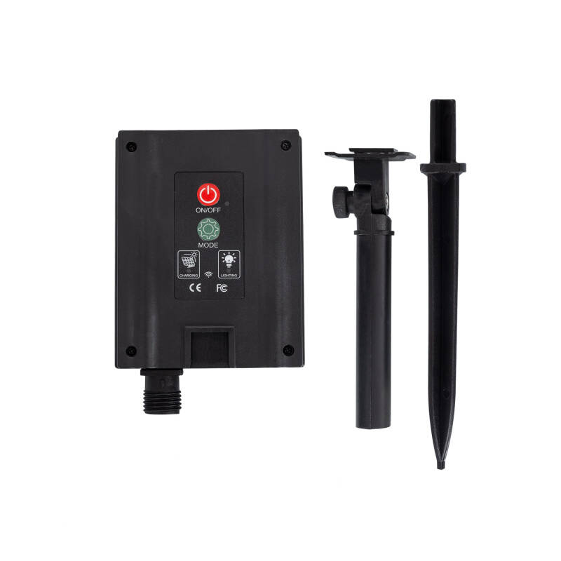 Imagen de Tira LED Exterior Solar 3.7V DC 30LED/m 5m IP65 Ancho 8mm Corte cada 3cm