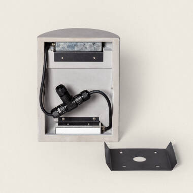Imagen de Aplique de Pared Exterior LED Regulable 16W Cemento Zalix