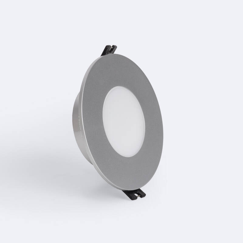 Imagem de Aro Downlight Redondo IP65 para Lâmpada LED GU10 / GU5.3 Corte Ø75 mm Maxis