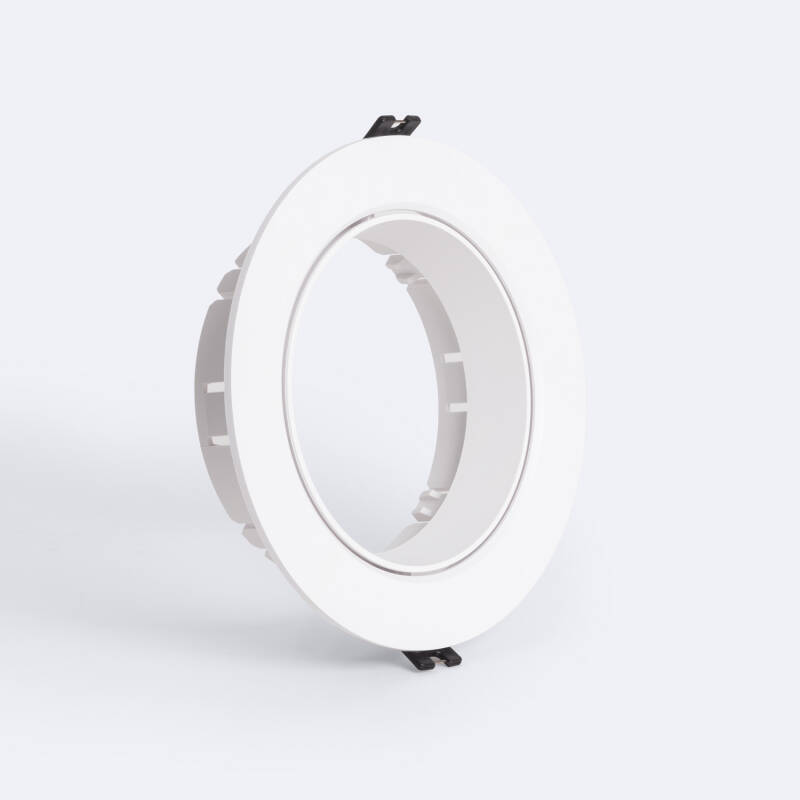 Imagen de Aro Downlight Empotrable Circular Direccionable para Bombilla LED GU10 AR111 Corte Ø135 mm