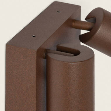 Imagem de Aplique de Parede Exterior LED 18W Alumínio CCT Seleccionável Dois Focos Kuriya