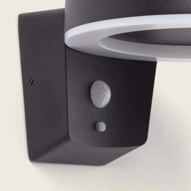 Producto de Aplique de Pared Exterior Solar LED 5W Aluminio con Sensor de Movimiento Aris