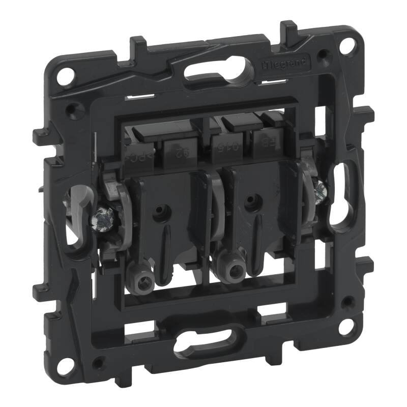Imagen de Mecanismo Interruptor Doble 10AX AC LEGRAND Niloé Step 864005B