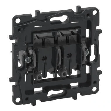 Mecanismo Interruptor Doble 10AX AC LEGRAND Niloé Step 864005B