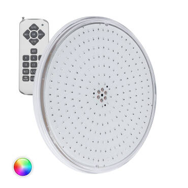 Fotografía del producto: Lâmpada Piscina LED RGB Submersível Slim 12V AC 20W IP68 PAR56