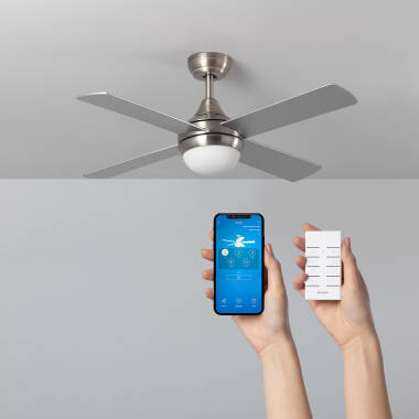 Imagem de Ventoinha de Teto Navy Niquel 110cm Wifi