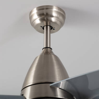 Imagem de Ventoinha de Teto Silenciosa Industrial Prata 91cm Motor DC