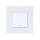Imagen de Interruptor Simple Pulsador con Marco PC Modern