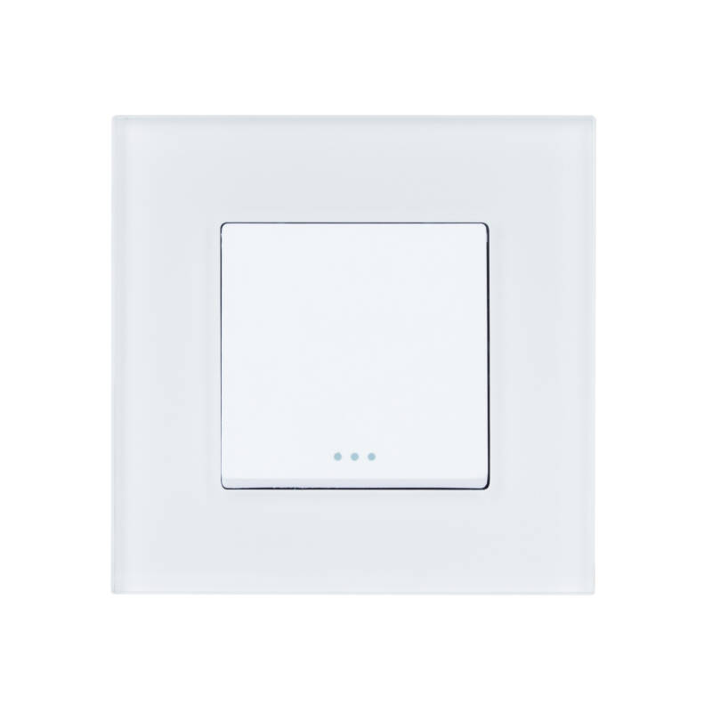 Imagen de Interruptor Simple Pulsador con Marco PC Modern