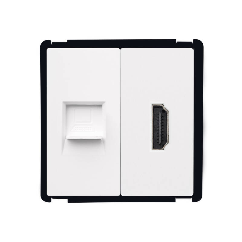 Imagem de Tomada RJ45 Internet + HDMI Modern