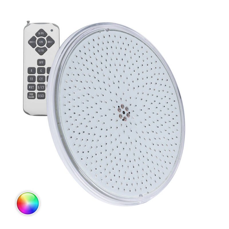 Imagen de Bombilla Piscina LED RGB Sumergible Slim 12V AC 35W IP68 PAR56