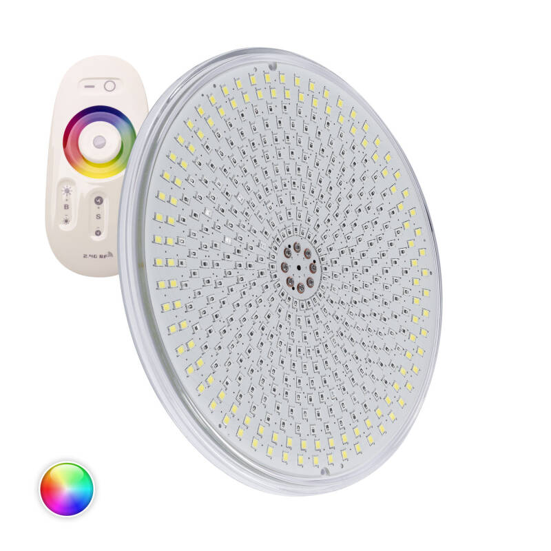Imagem de Lâmpada de Piscina LED RGBW Submersível Slim 12V DC 35W IP68 PAR56