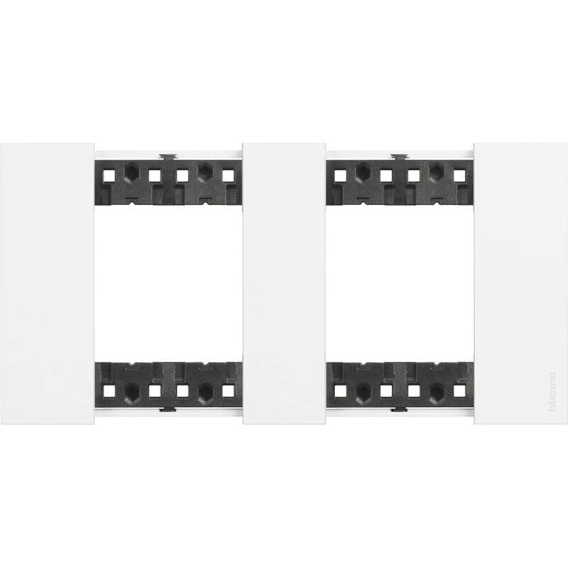 Imagen de Placa Embellecedora 2 x 2 Módulos BTicino Living Now KA4802M2K_