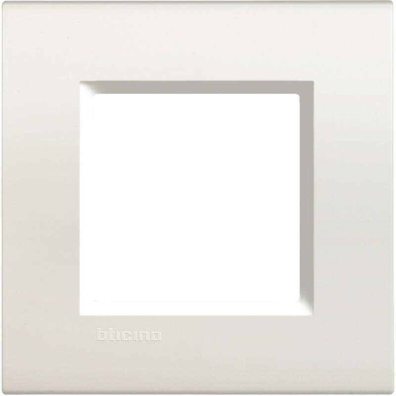 Imagen de Marco Cuadrado 2 Módulos BTicino Living Light LNA4802BI