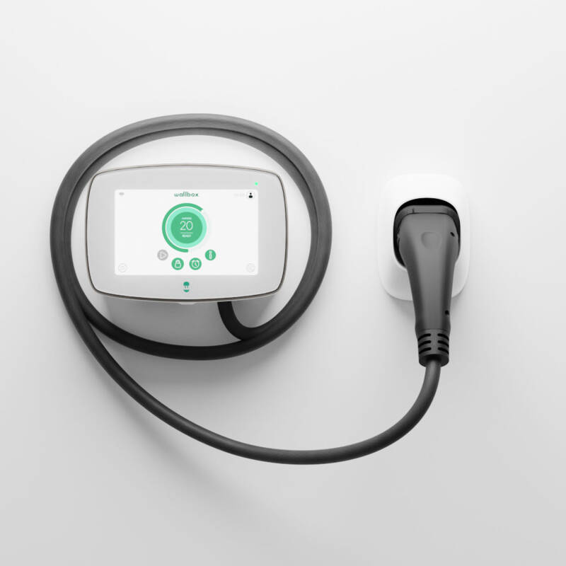 Producto de Cargador para Coche Eléctrico WALLBOX Commander2 22kW Trifásico 5m