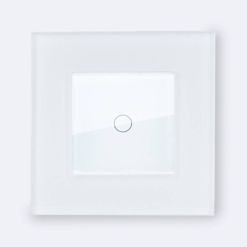 Imagen de Interruptor WiFi Táctil Simple con Marco Cristal Modern