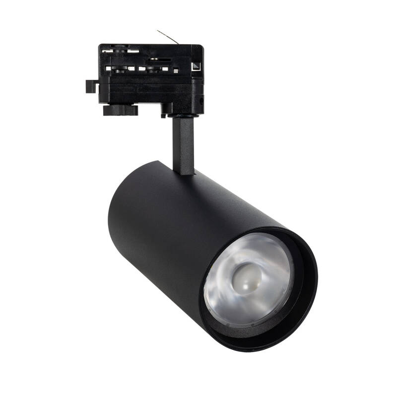 Imagem de Foco LED d'Angelo Preto 40W CCT LIFUD 15-36º para Carril Trifásico