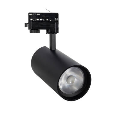 Foco Carril LED Trifásico 40W CCT d'Angelo PHILIPS Xitanium 15-36º Negro