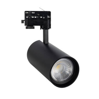 Foco Carril LED Trifásico 40W CCT Seleccionable d'Angelo PHILIPS Xitanium 15-36º Frost Negro