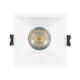 Imagem de Aro Downlight Quadrado Baixo UGR para Lâmpada LED GU10 Corte 85x85 mm