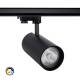 Imagen de Foco Carril LED Trifásico 30W CCT Seleccionable d'Angelo PHILIPS Xitanium con Óptica Variable Negro