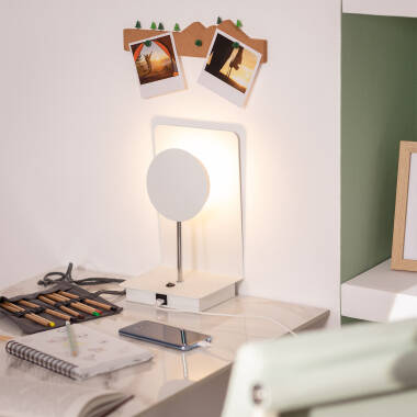 Imagen de Lámpara de Mesa de Aluminio Sombong