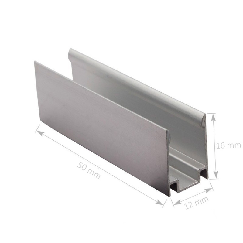 Imagen de [#]Clip de Fijación de Aluminio para Tira Neón LED Regulable 220V AC 120 LED/m Monocolor IP67 a Medida Corte cada 100 cm