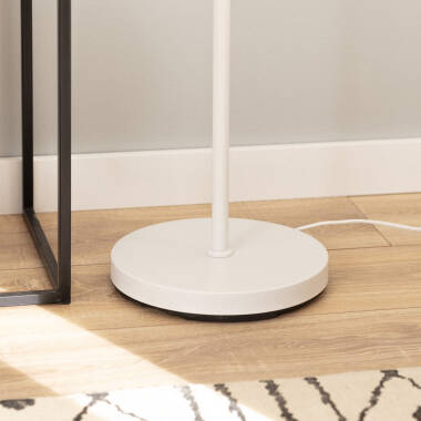Imagen de Lámpara de Pie de Metal y Madera Wifi con Regulador Silinda