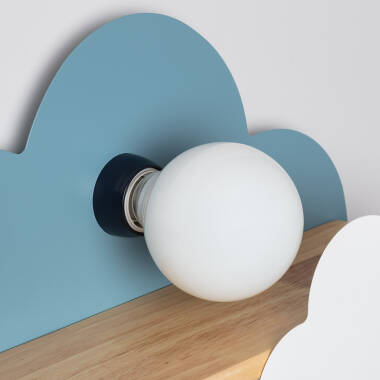 Imagen de Lámpara de Pared de Madera y Metal Infantil Mahina