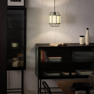 Imagen de Lámpara Colgante Tela Pointiza