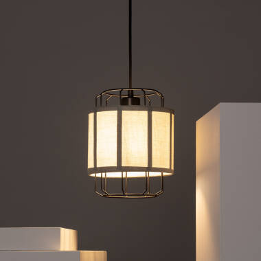 Imagen de Lámpara Colgante Tela Pointiza