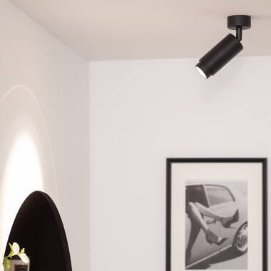 Imagen de Foco Portalámparas de Superficie Multiángulo 10-50º Aluminio para Bombillas GU10 Ágata