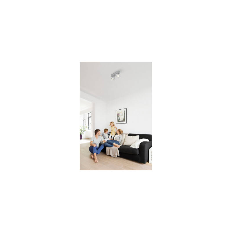 Produto de Candeeiro de Teto LED Regulável com Dois Focos PHILIPS  Star 2x4.5W 