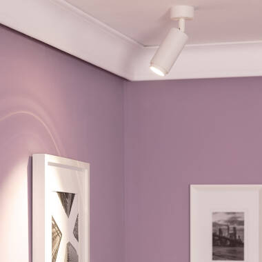 Imagen de Foco Portalámparas de Superficie Multiángulo 10-50º Aluminio para Bombillas GU10 Ágata