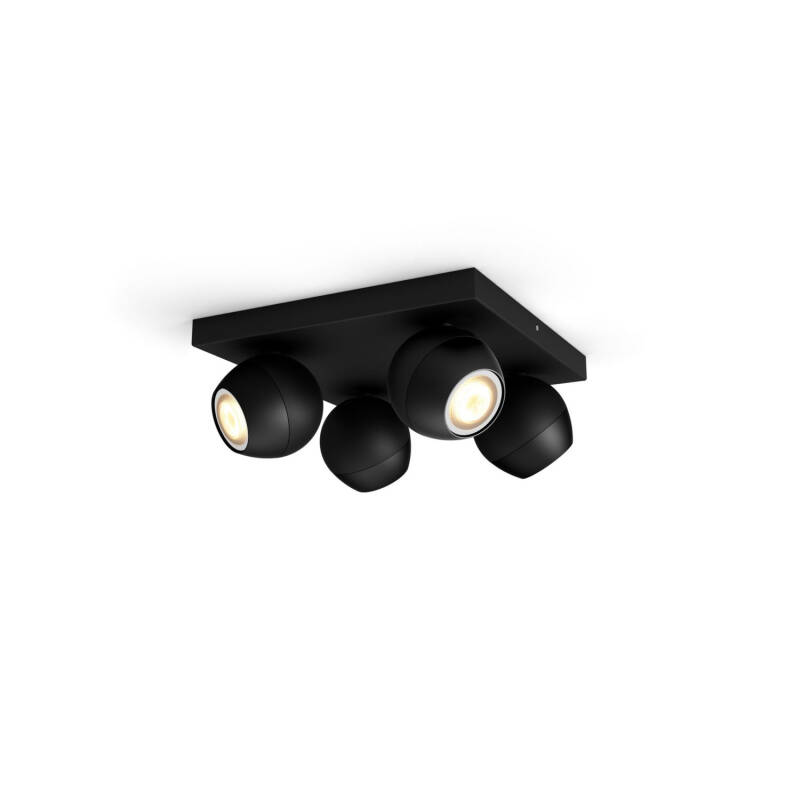 Produto de Candeeiro de Teto White Ambiance Quatro Focos GU10 PHILIPS Hue Buckram 