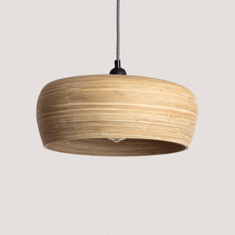 Imagem de Candeeiro Suspenso Bambu Shuka Sari ILUZZIA