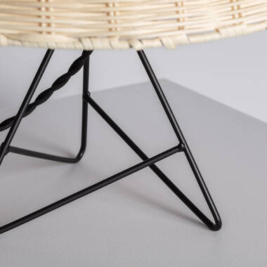 Imagem de Candeeiro de Mesa de Rattan Salmor
