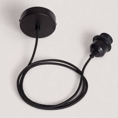 Imagen de Lámpara Colgante Ratán Yamil Ø550 mm ILUZZIA Imagen de Lámpara Colgante Ratán Yamil Ø550 mm ILUZZIA