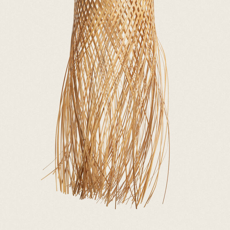 Imagem de Candeeiro Suspenso Bambu Exterior Kawaii 