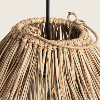 Imagem de Candeeiro Suspenso Fibras Naturais Exterior Ramé 