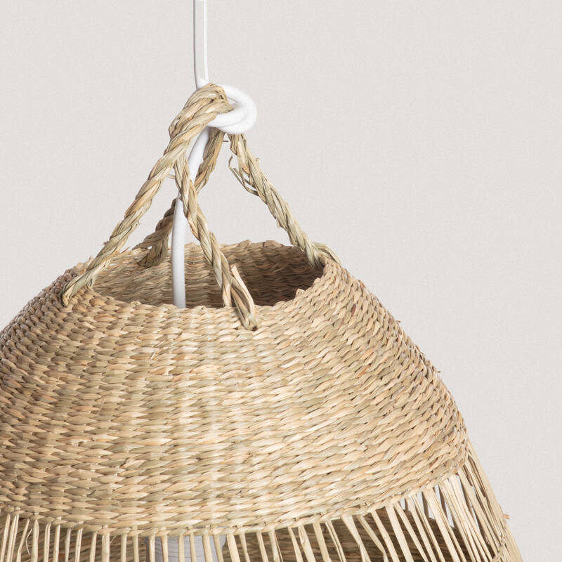Imagem de Candeeiro Suspenso Fibras Naturais para Exterior Big Sami Ø450 mm ILUZZIA 