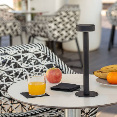 Imagen de Lámpara de Mesa LED Portátil con Batería USB Recargable Metal Bunza 